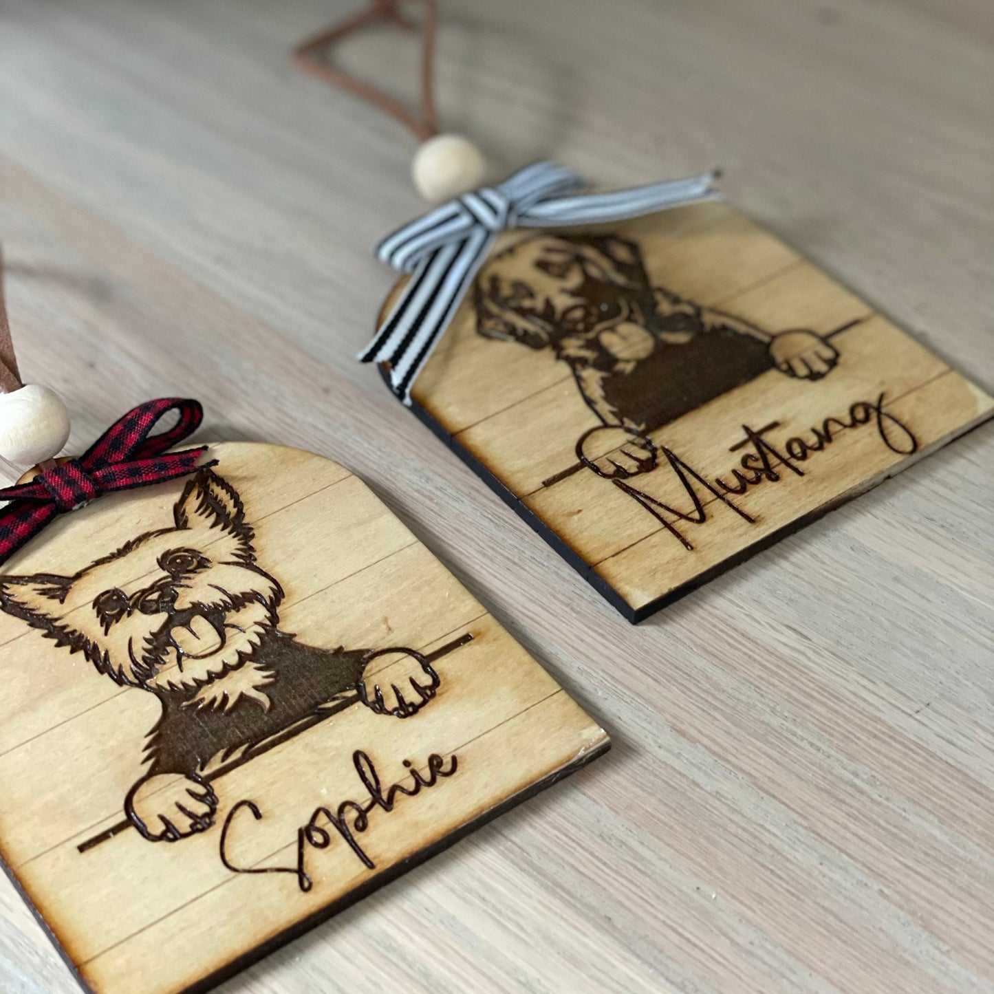 Personalized dog ornament, Golden retriever ornament, goldendoodle ornament, German shepherd ornament, custom pet ornament, doodle ornament