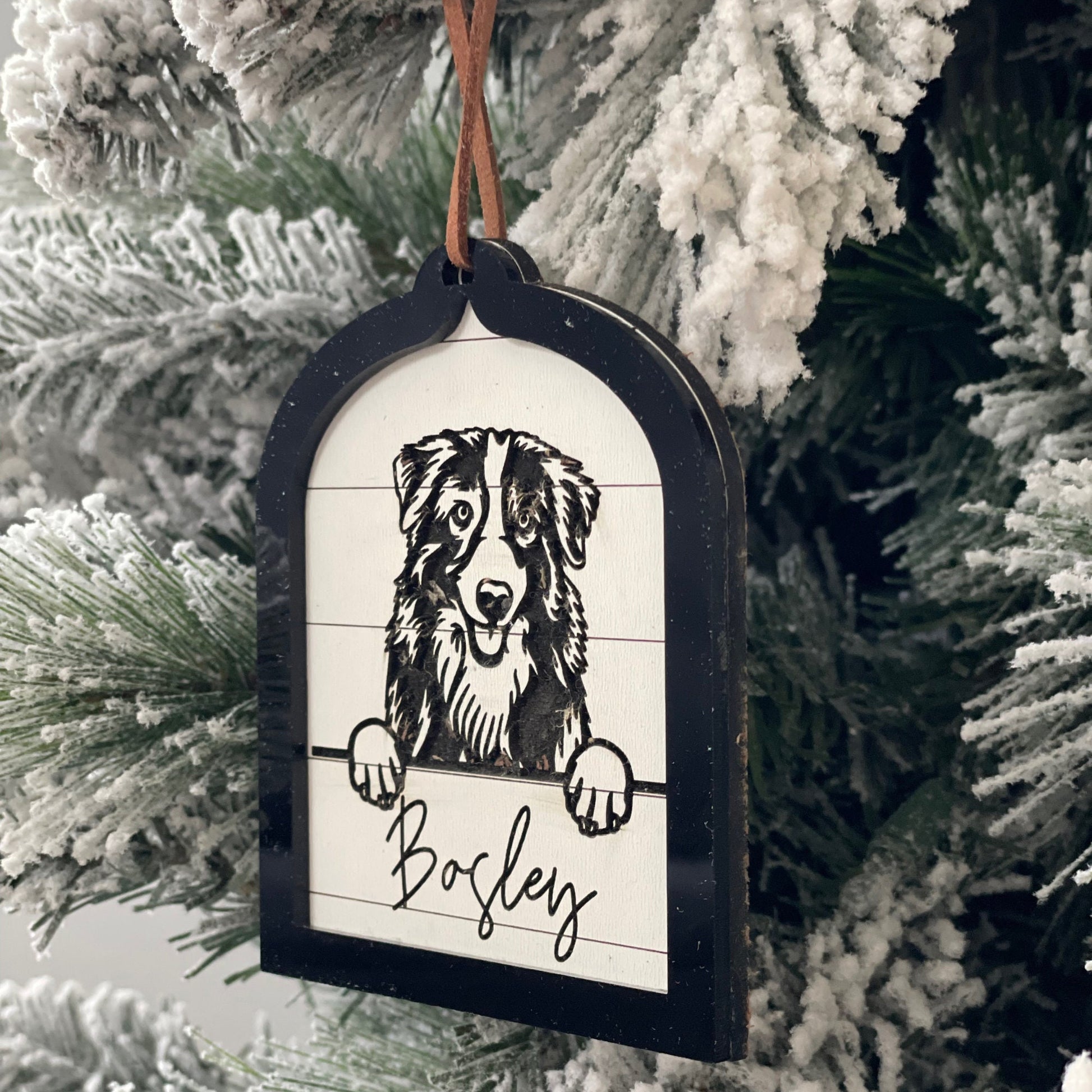 Personalized dog ornament, Golden retriever ornament, goldendoodle ornament, German shepherd ornament, custom pet ornament, doodle ornament