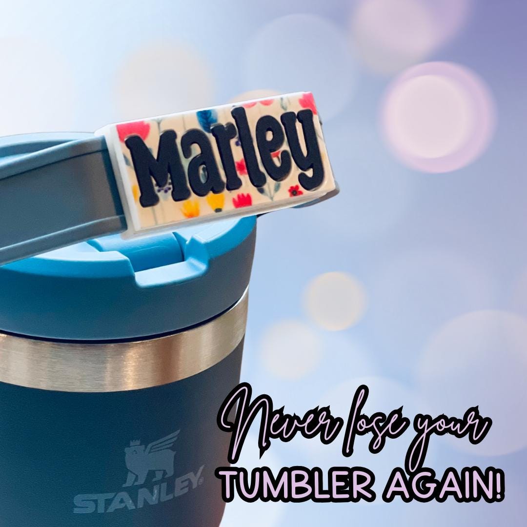 tumbler tag name plate, iceflow stanley, Tumbler name tag, Stanley Name Plate, Stanley name tag, Tumbler Name, tumbler topper